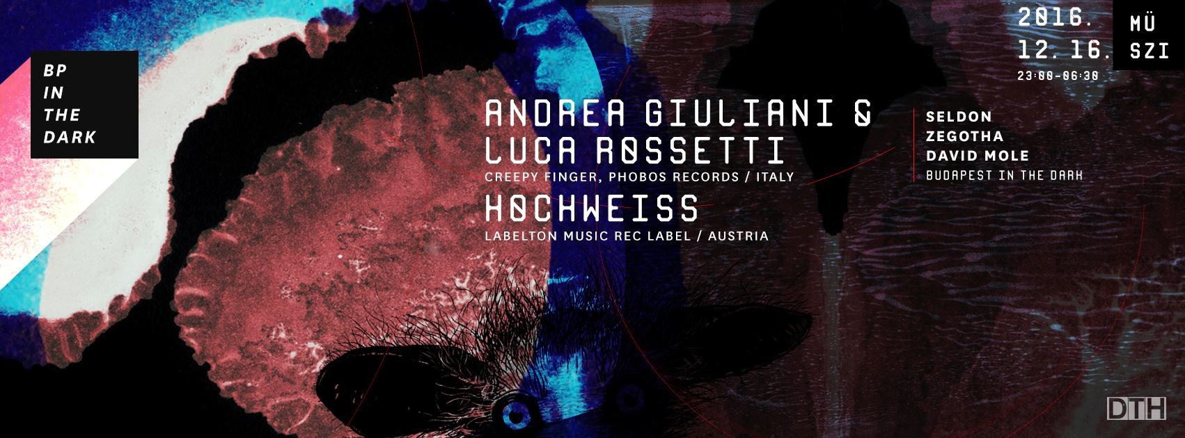 Andrea Giuliani & Luca Rossetti @ Budapest in the dark, MüSzi 2016.12.16.