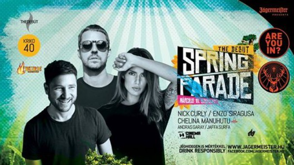 Andras Garay - The Debut Springparade @ Cinema Hall Budapest 18-03-2017 #StreamOn